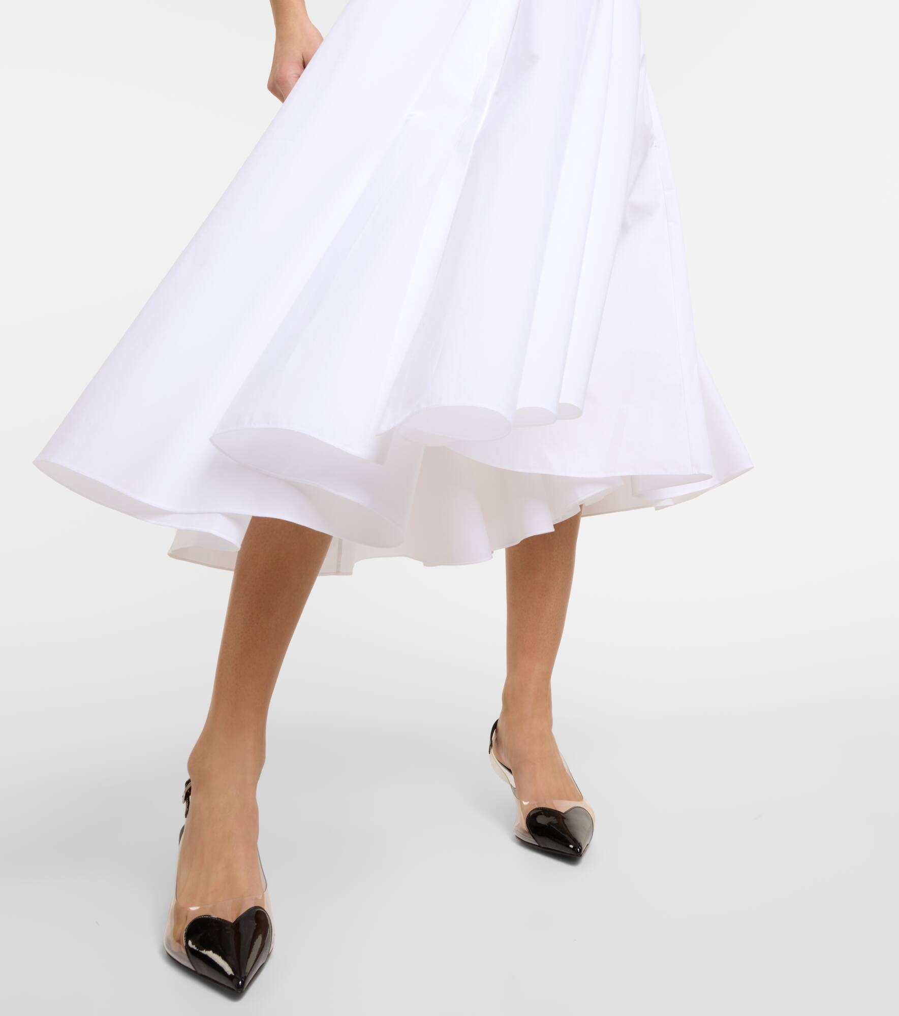 Cotton midi dress - 5