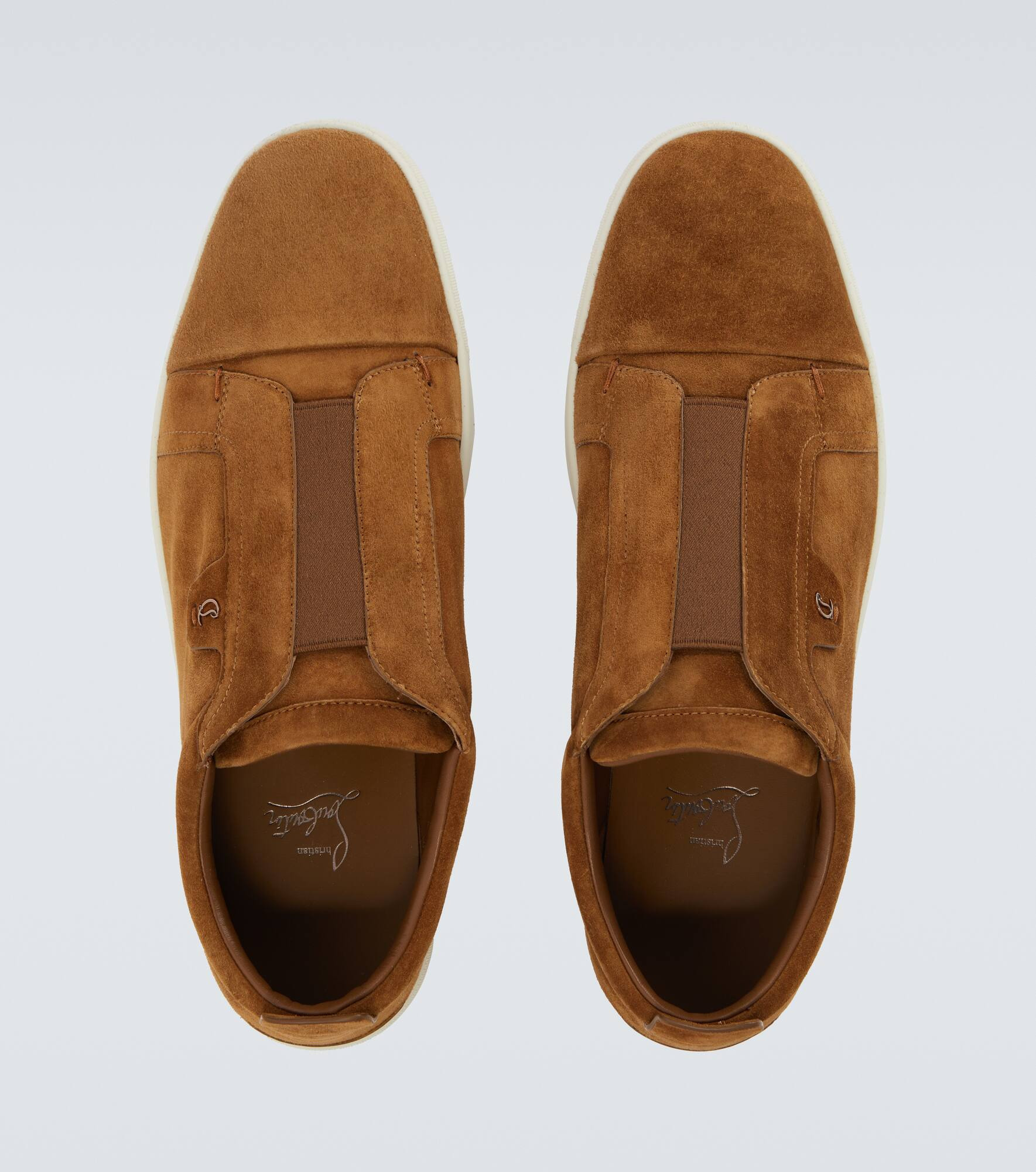 St Louis suede slip-on sneakers - 4