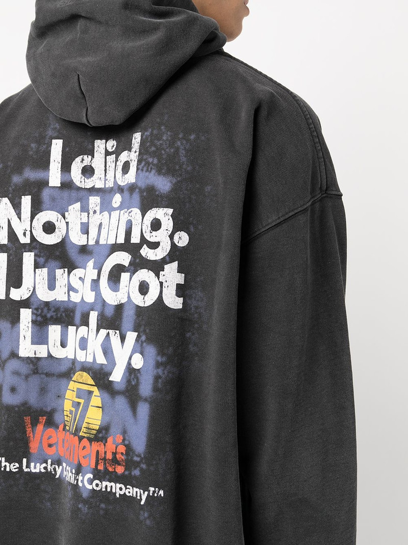 slogan-print hoodie 6