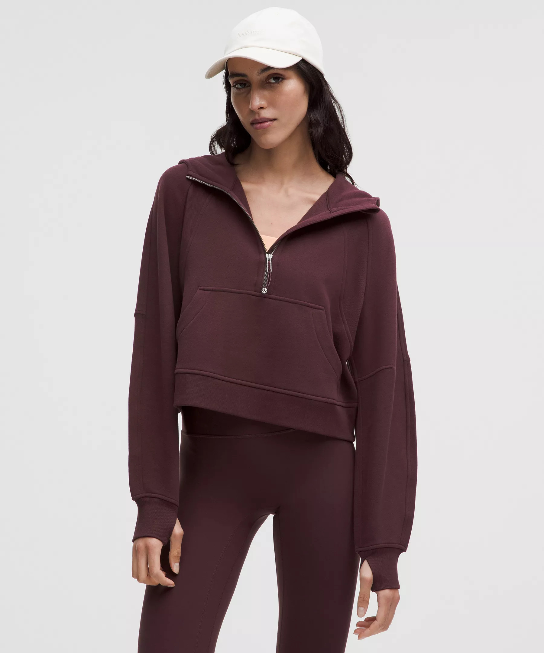 Scuba Oversized Half-Zip Hoodie - 1