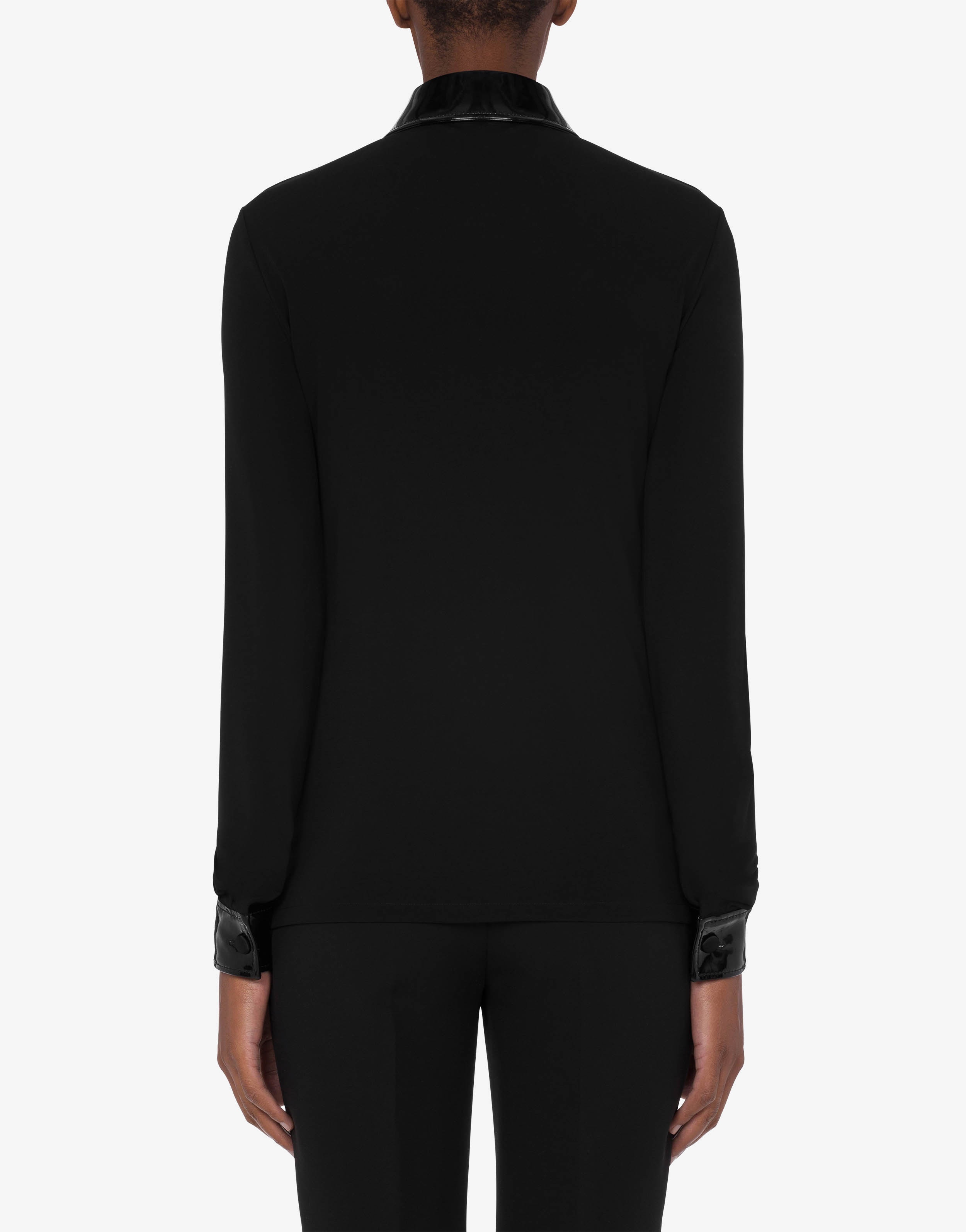 BONDAGE BUCKLE ORGANZINE SHIRT - 3
