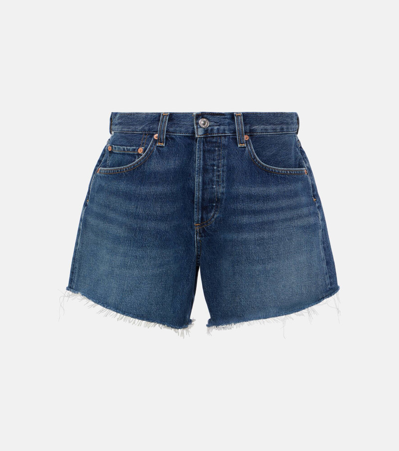 Annabelle high-rise denim shorts - 1