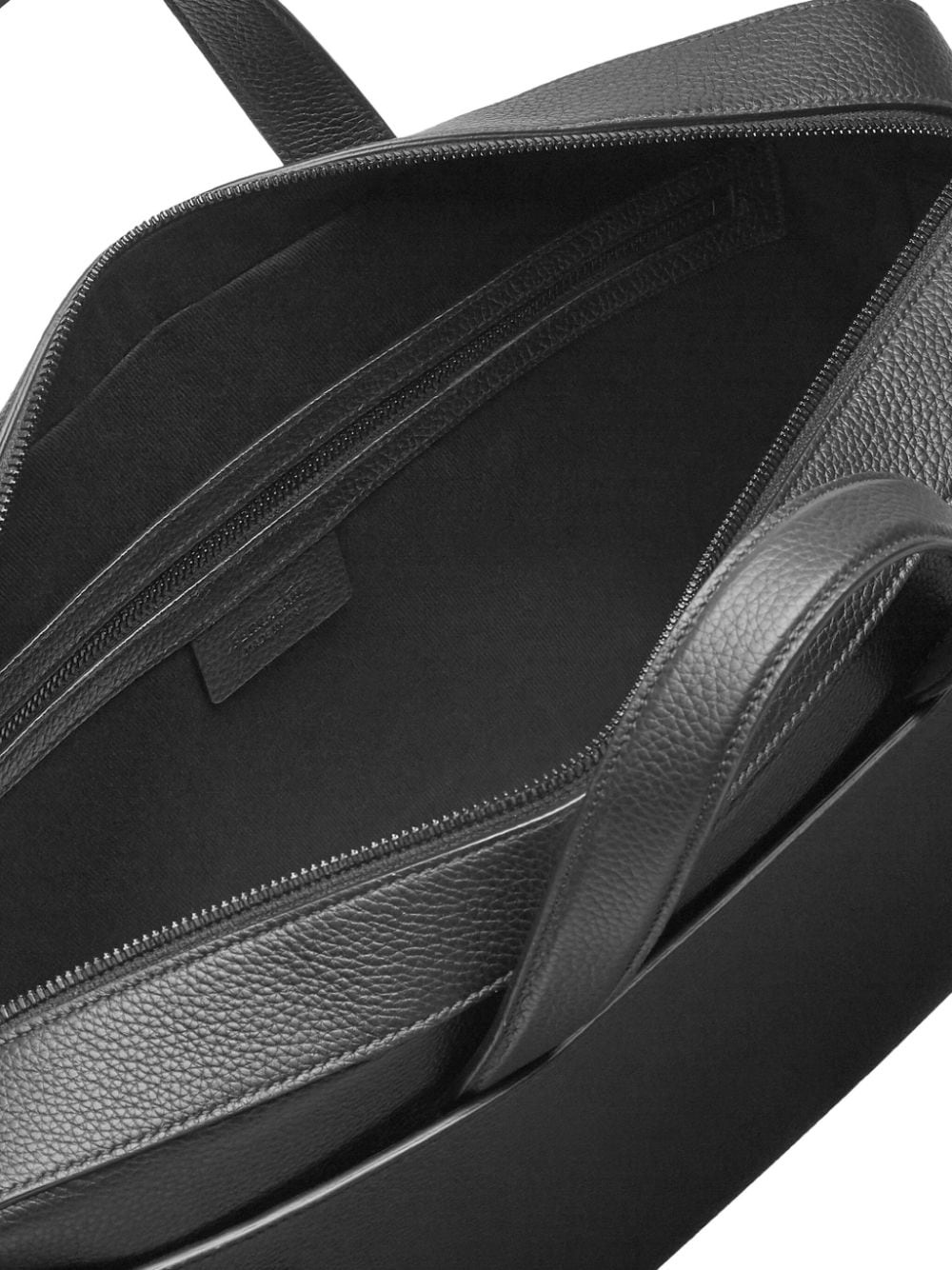 Gancini-buckle leather laptop bag - 4