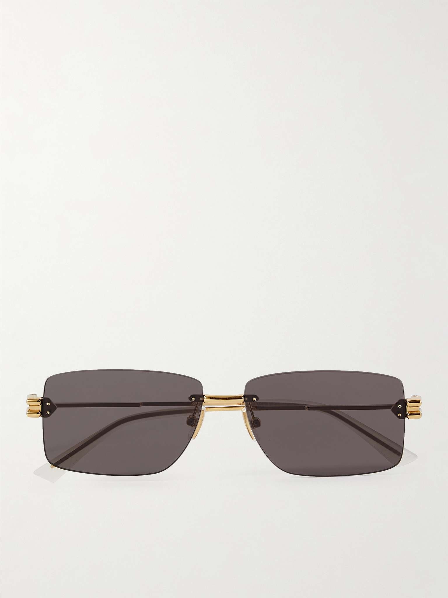 Frameless Gold-Tone Sunglasses - 1