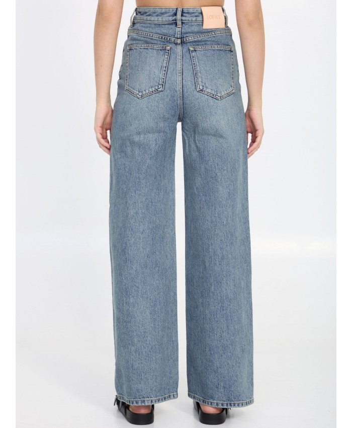 High-waisted denim jeans - 3