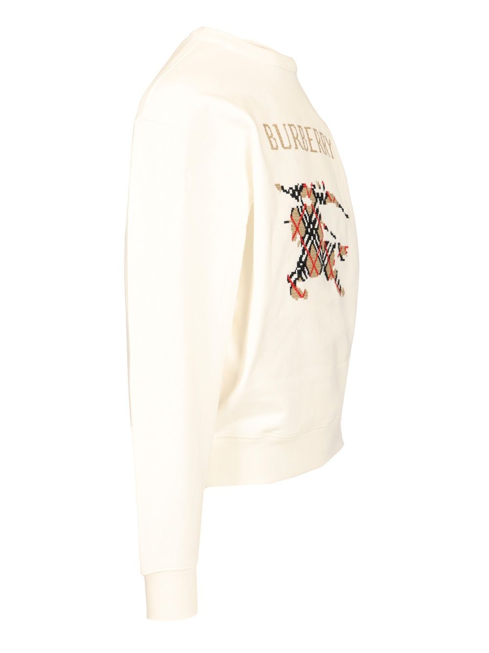 Cotton Sweatshirt Sweatshirts White - 3