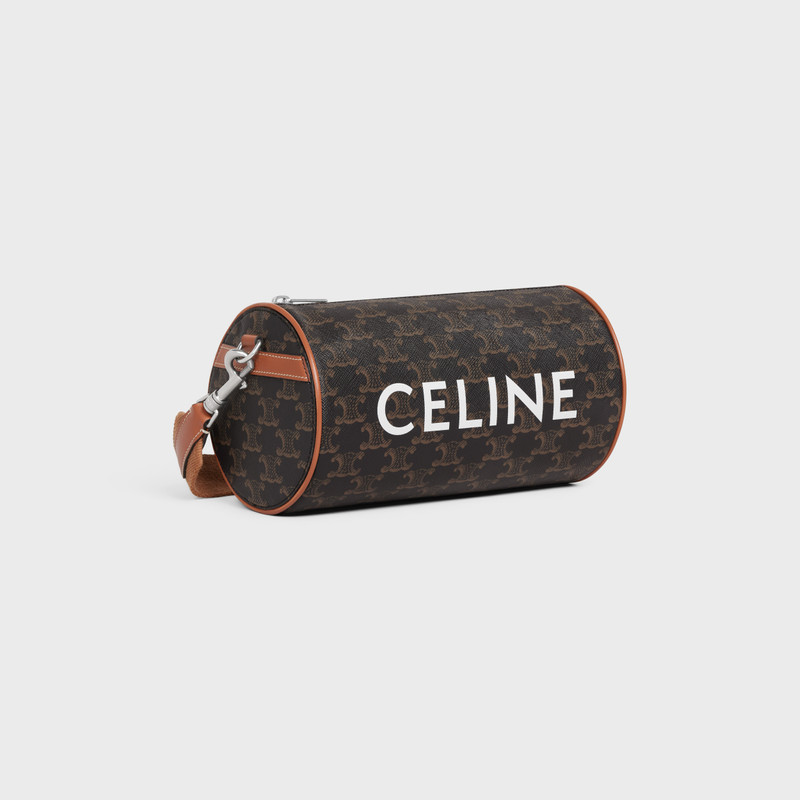 CELINE cylinder bag in TRIOMPHE CANVAS outlook