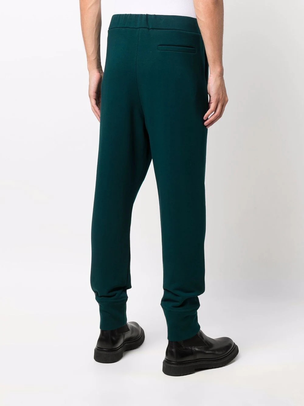 knitted cotton track pants - 4