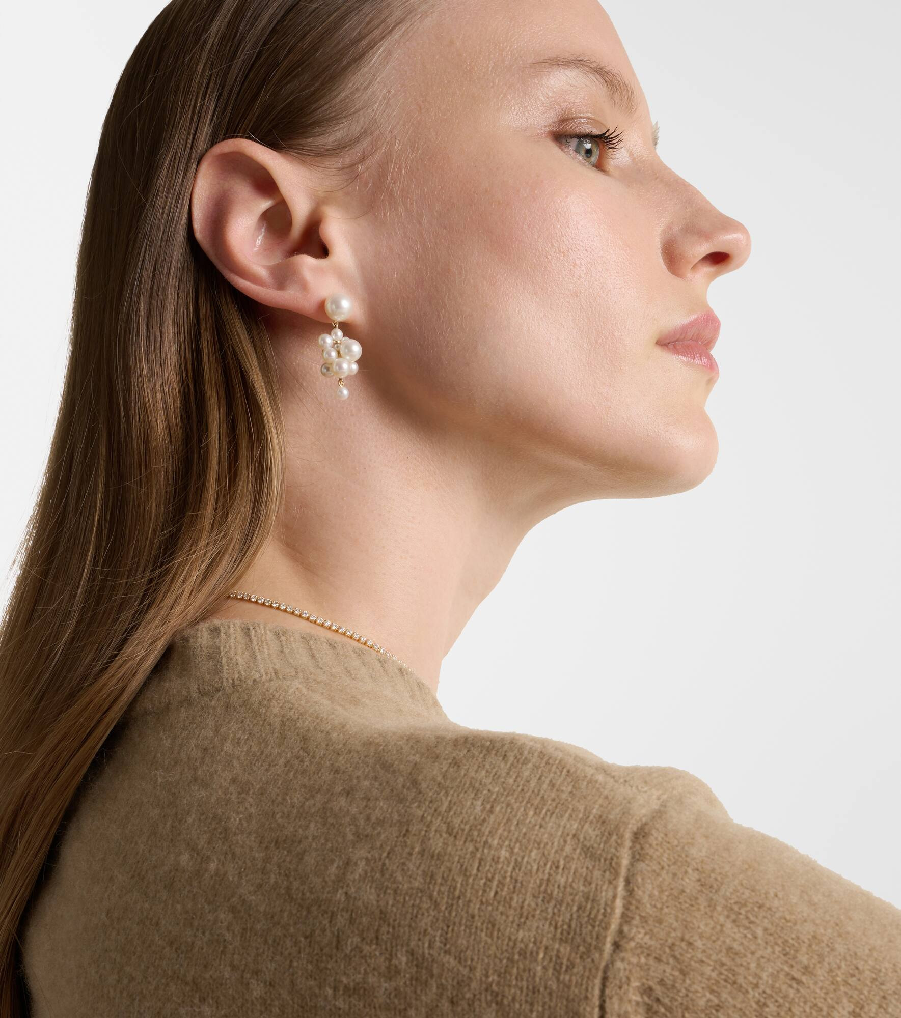 Botticelli 14kt gold earrings with pearls - 3
