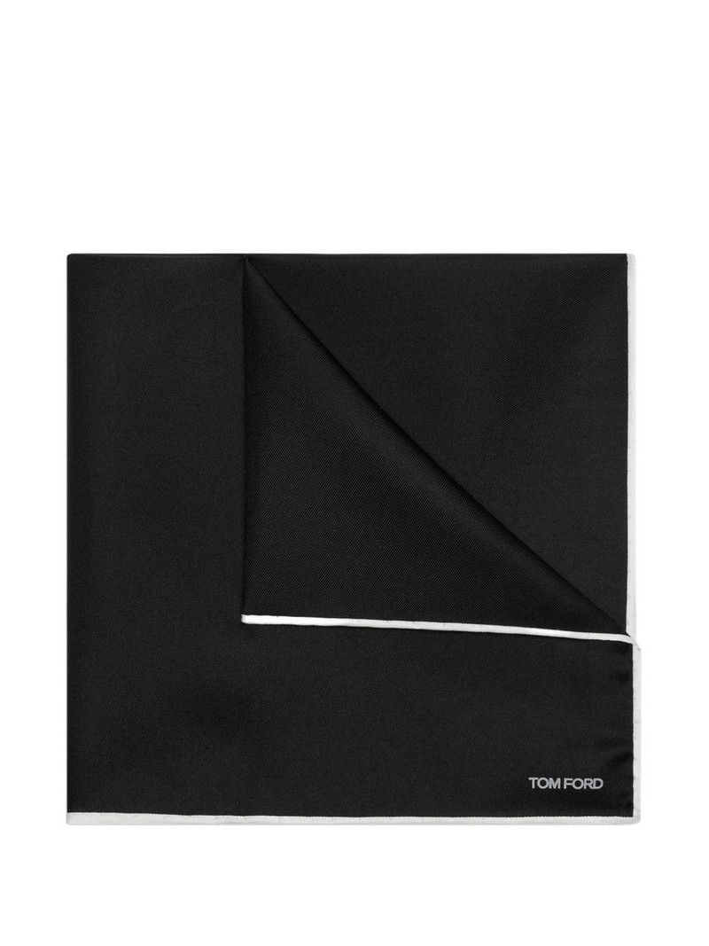 TOM FORD contrast trim scarf outlook