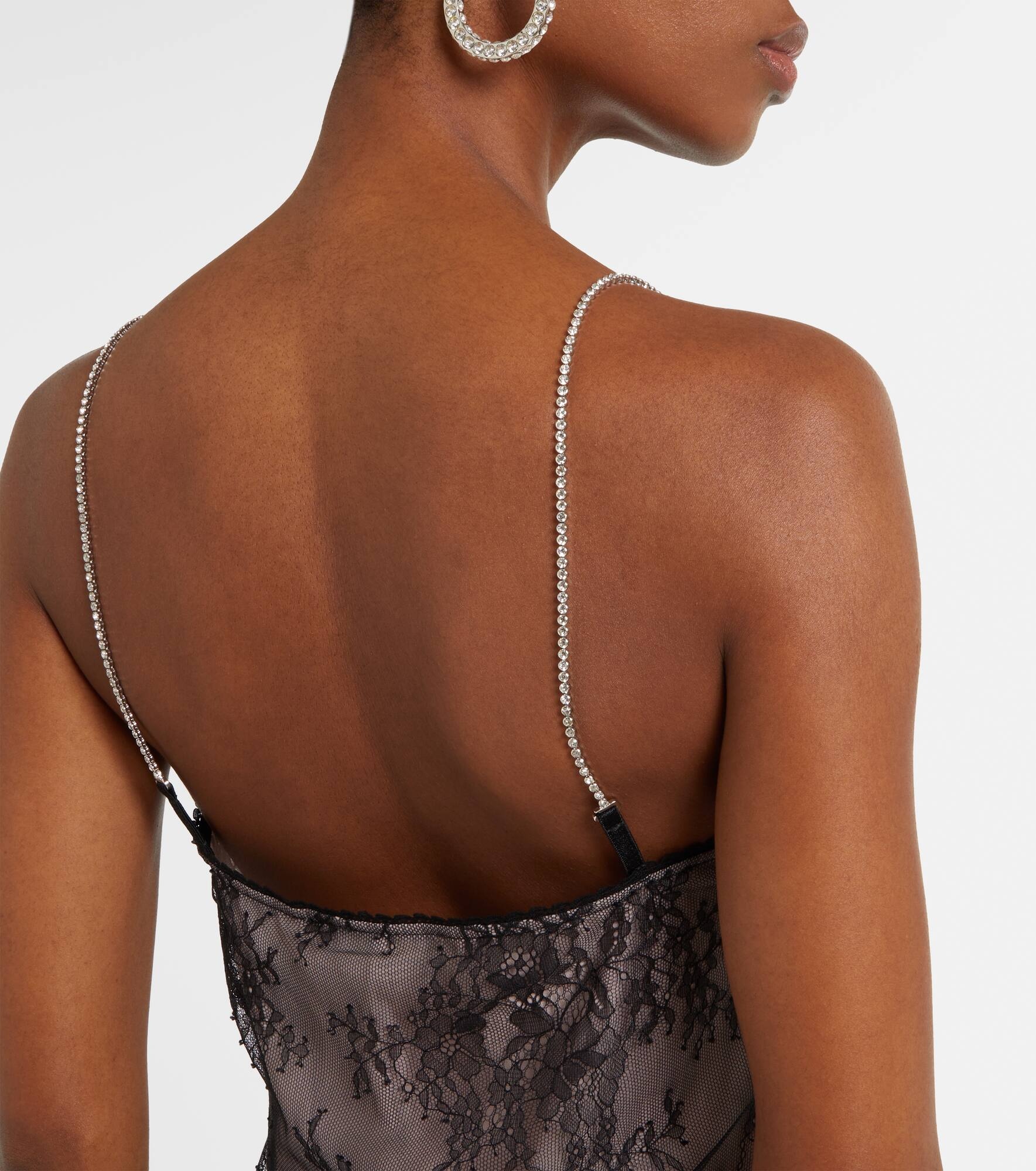 Rebrodé lace midi dress - 6
