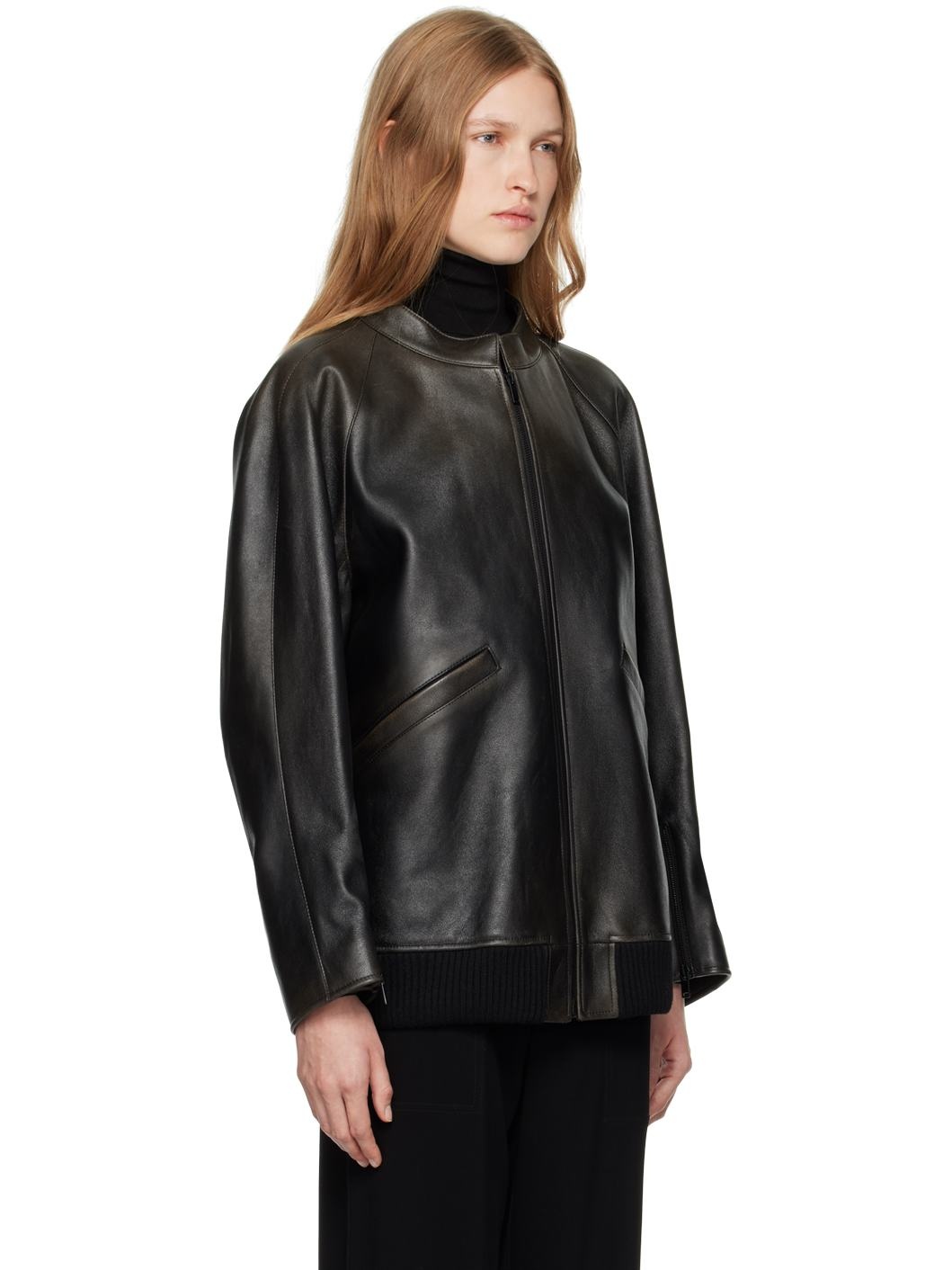 Brown Kengia Leather Jacket - 2