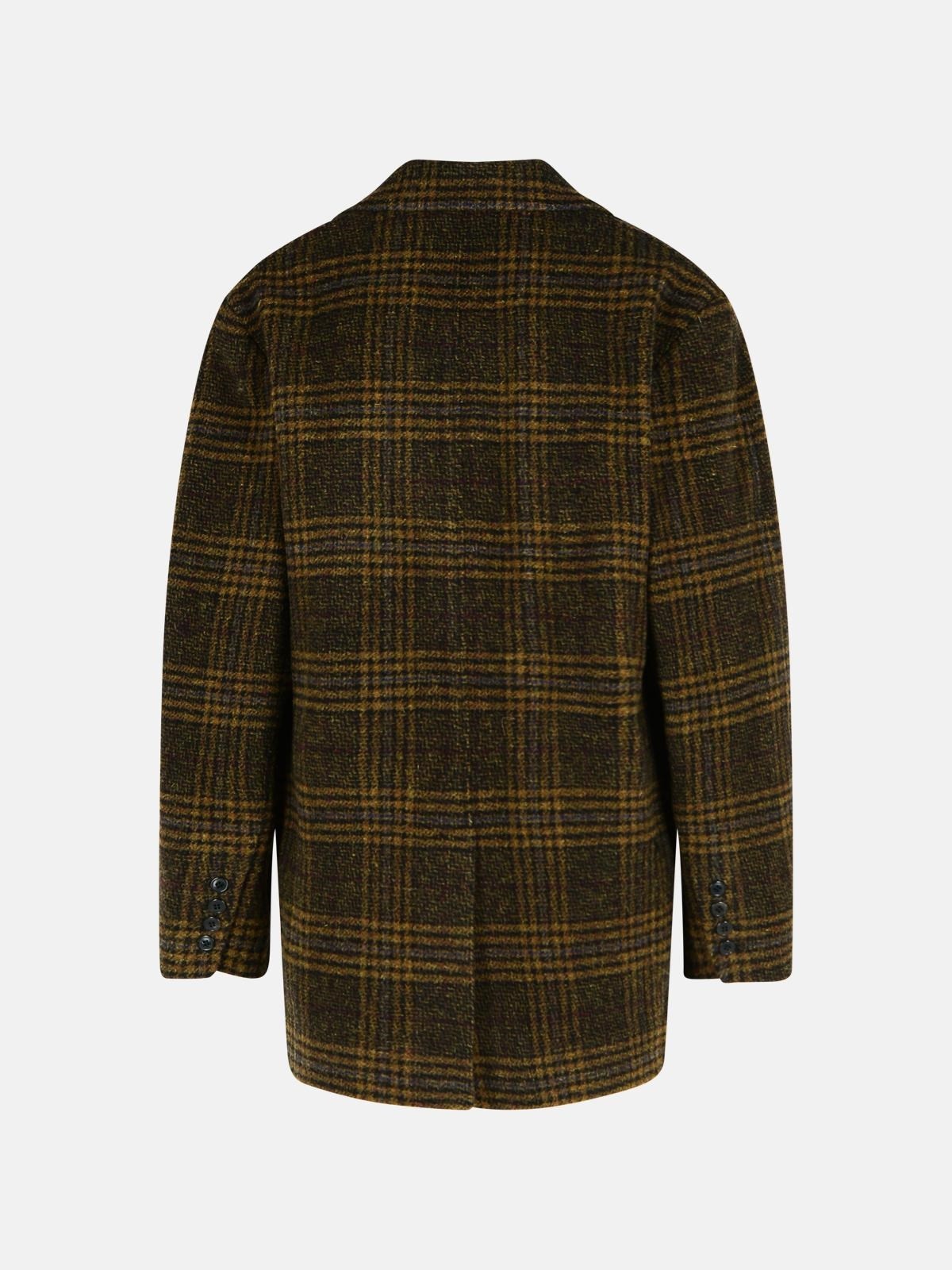 'GESINA' KHAKI VIRGIN WOOL BLAZER - 3
