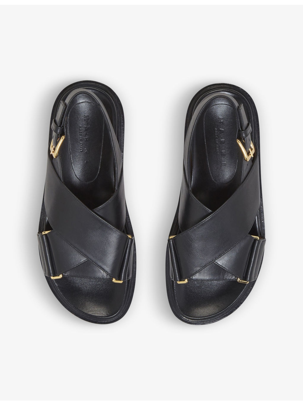 Fussbett cross-over leather sandals - 2