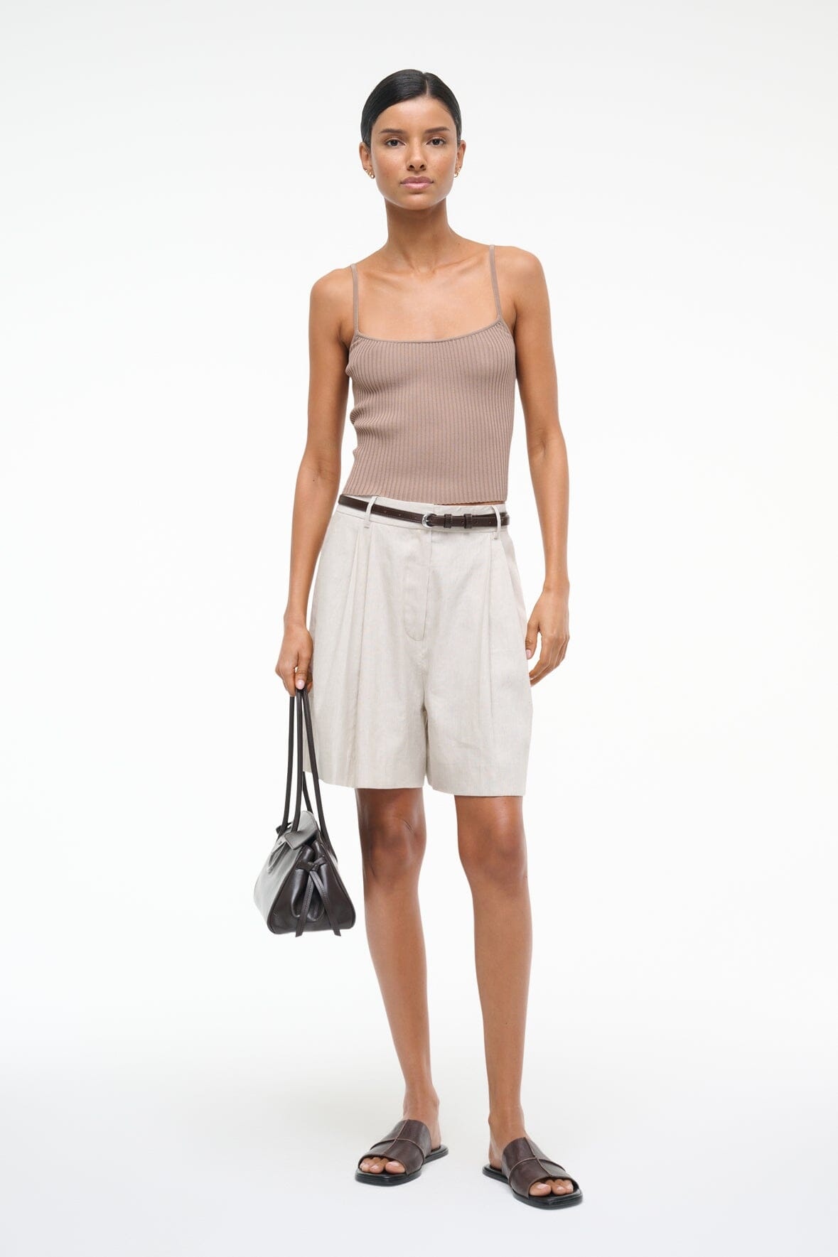 STAUD SOLEIL TANK TAUPE - 5