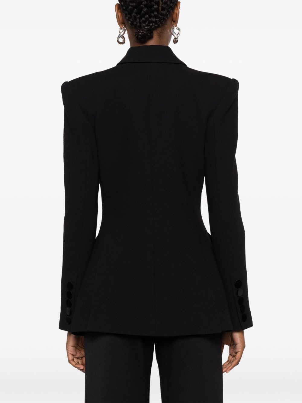 Aro stretch-crepe blazer - 4