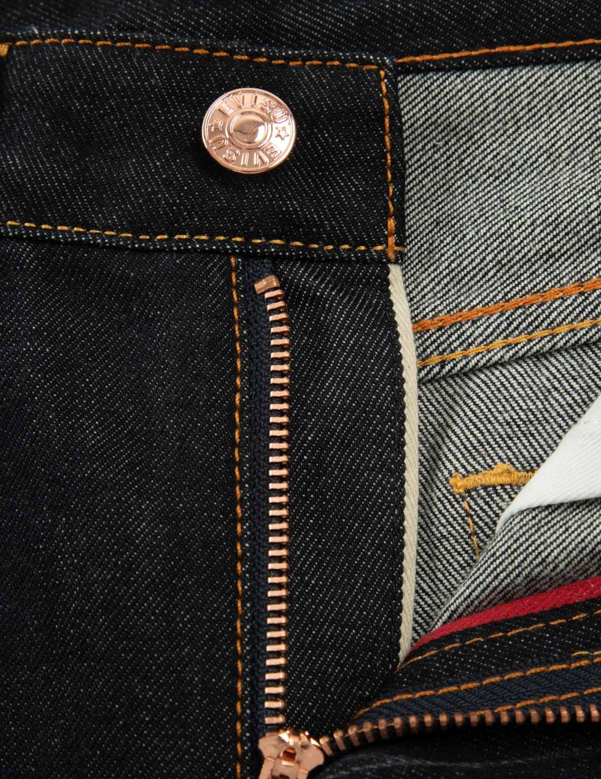 GOLDFISH AND FLORAL FLOW EMBROIDERY STRAIGHT FIT DENIM JEANS - 8