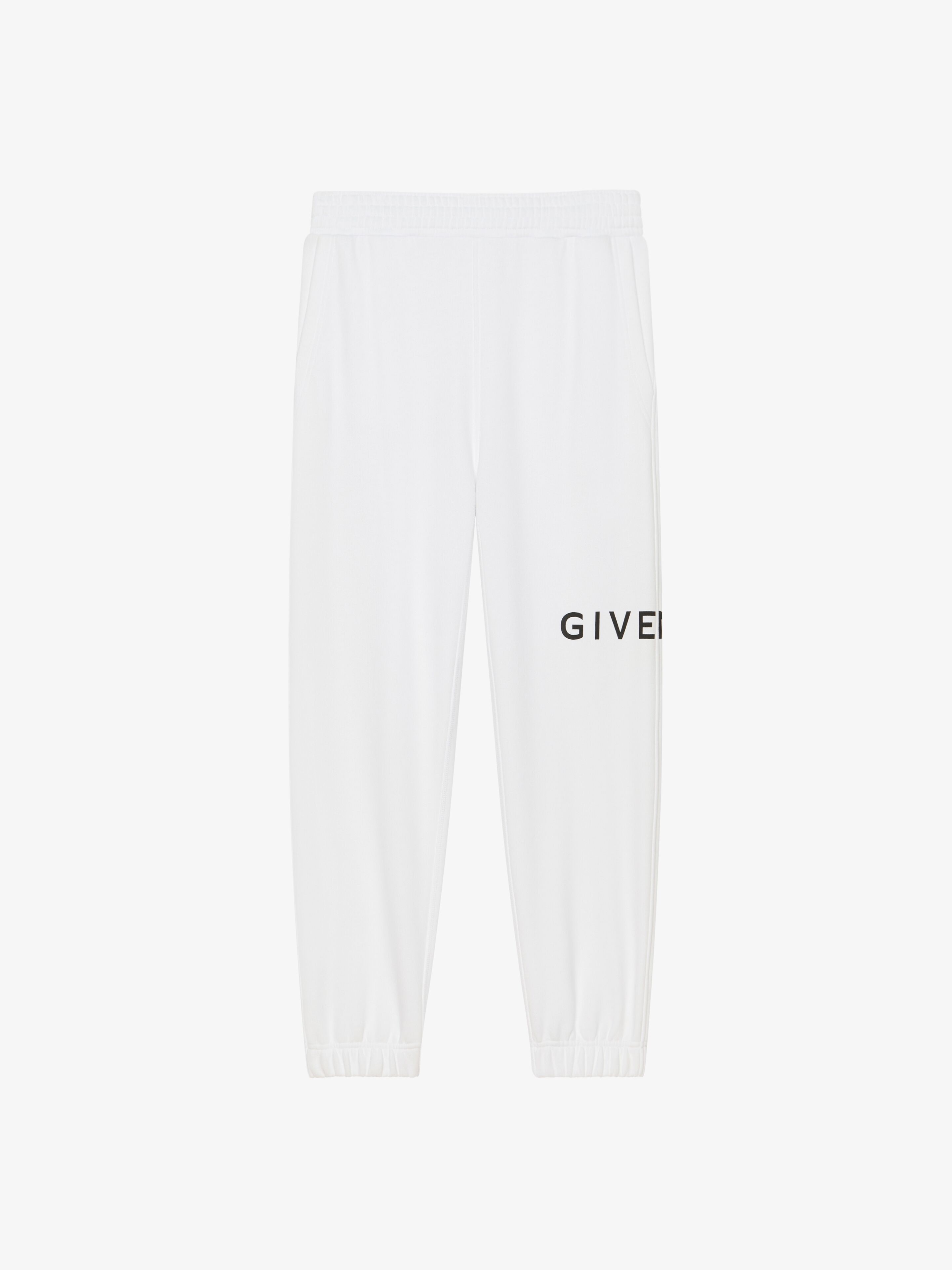 GIVENCHY ARCHETYPE SLIM FIT JOGGER PANTS IN FLEECE - 1