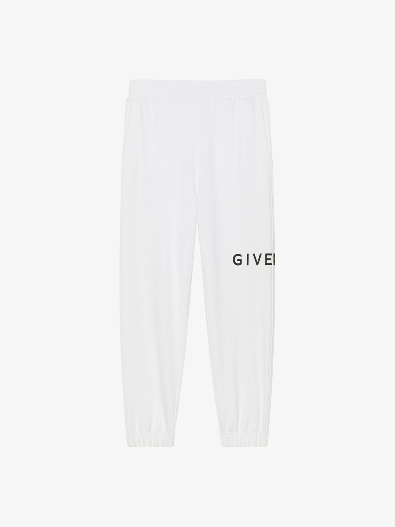 GIVENCHY ARCHETYPE SLIM FIT JOGGER PANTS IN FLEECE 1