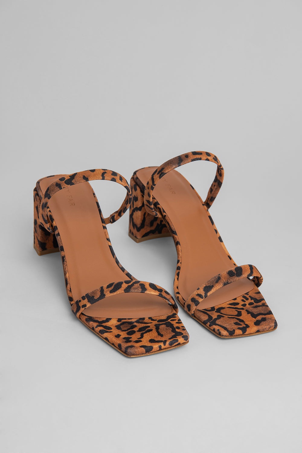 Tanya Leopard Print Suede Leather - 2