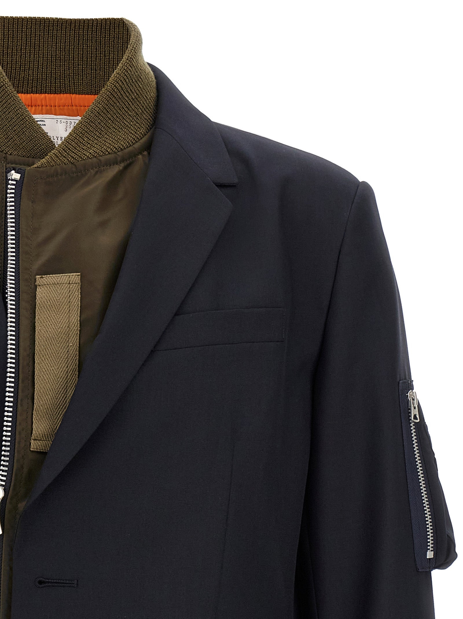 Sacai Men Bomber Insert Blazer - 4