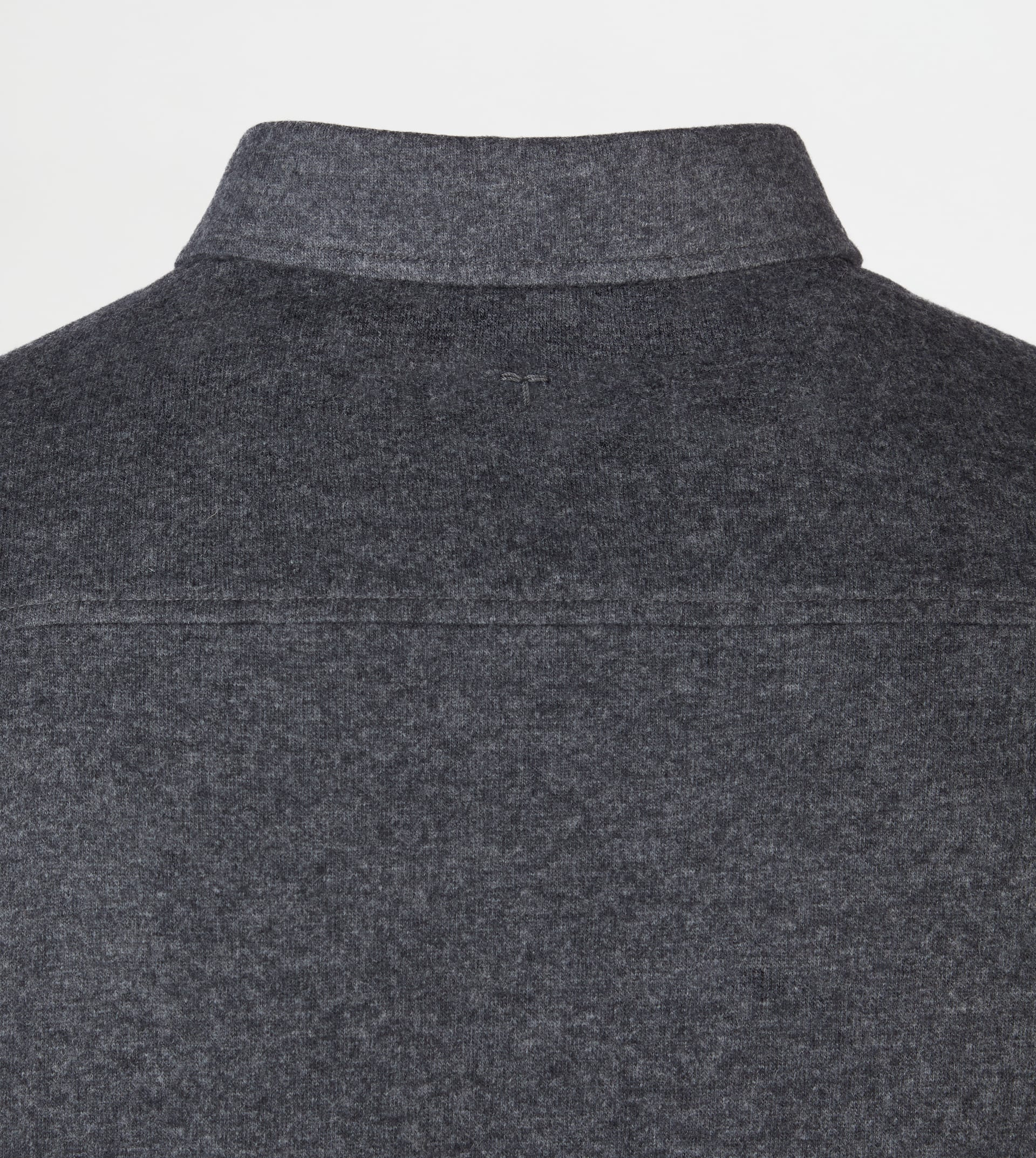 RELAXED FIT SILK BLEND SHIRT - GREY - 8