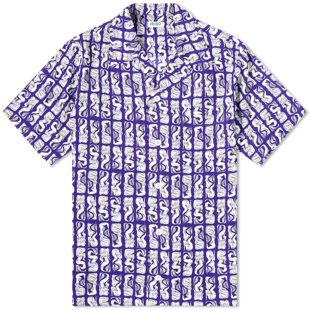 Kenzo Mermaid Print Vacation Shirt - 1