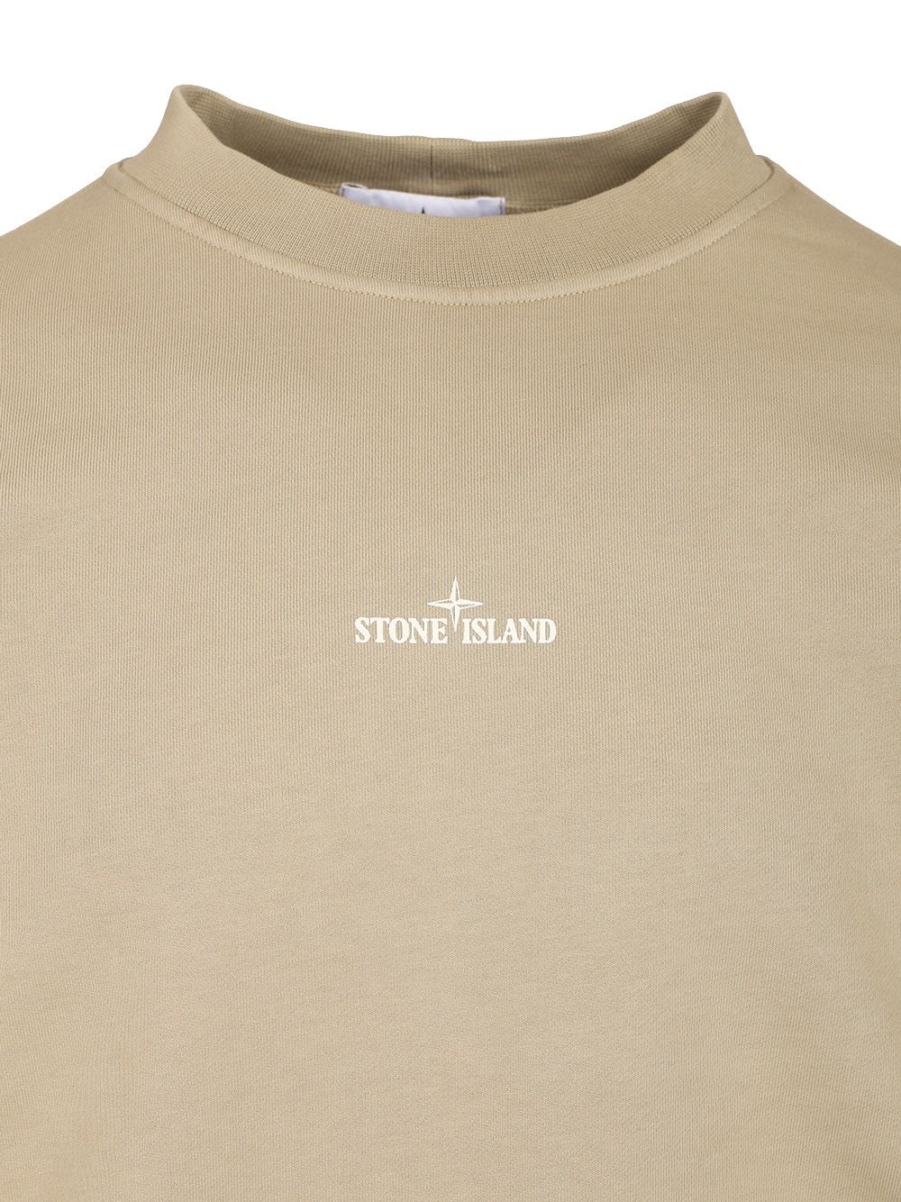 Oversized Crewneck Sweatshirt Sweatshirts Beige - 3