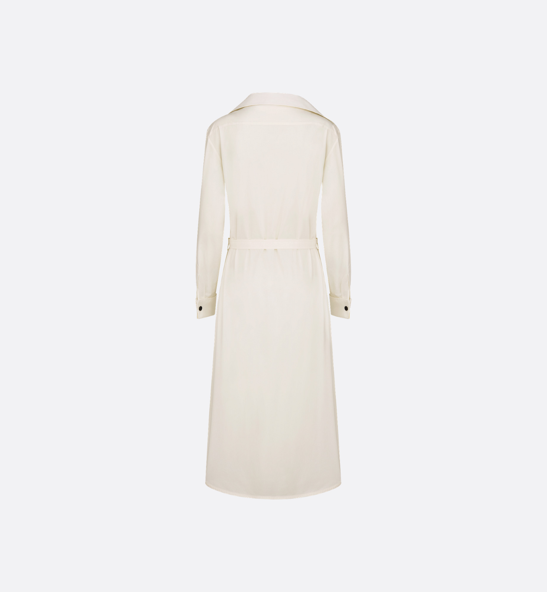 Mid-Length Asymmetric Shirtdress - 2