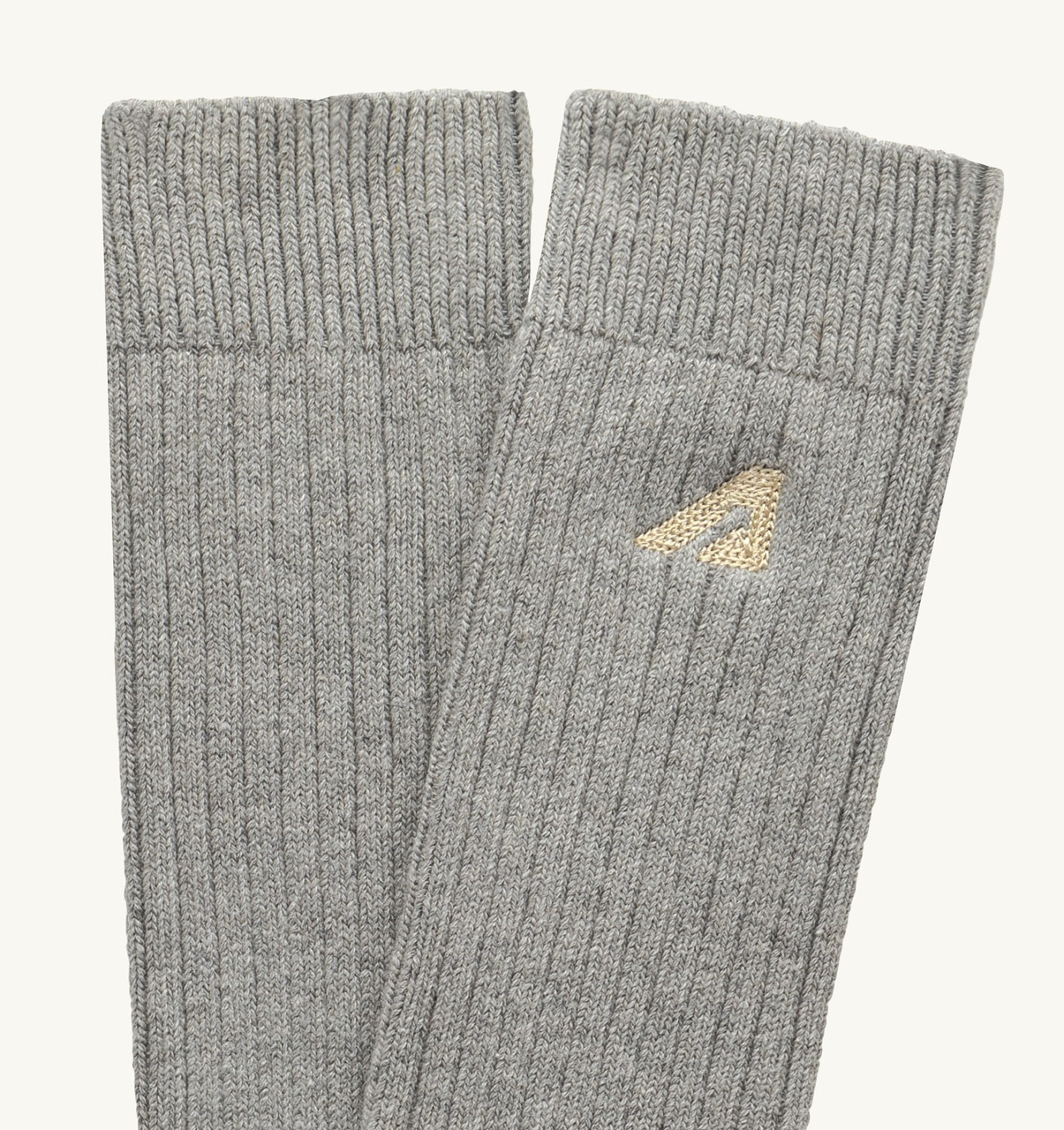 UNISEX RIBBED EMBROIDERED LOGO SOCK - 2
