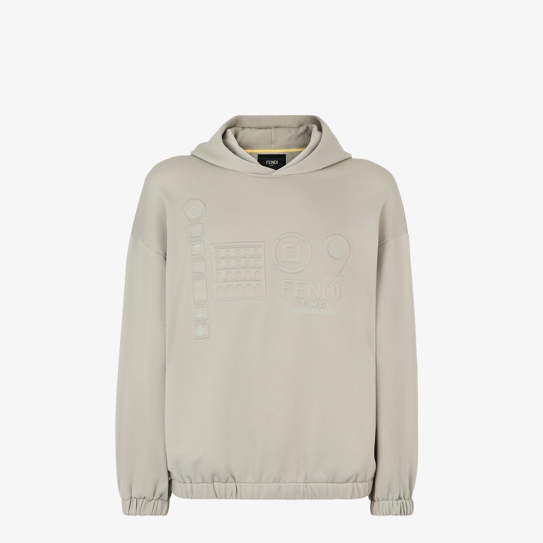Gray cotton sweatshirt - 1