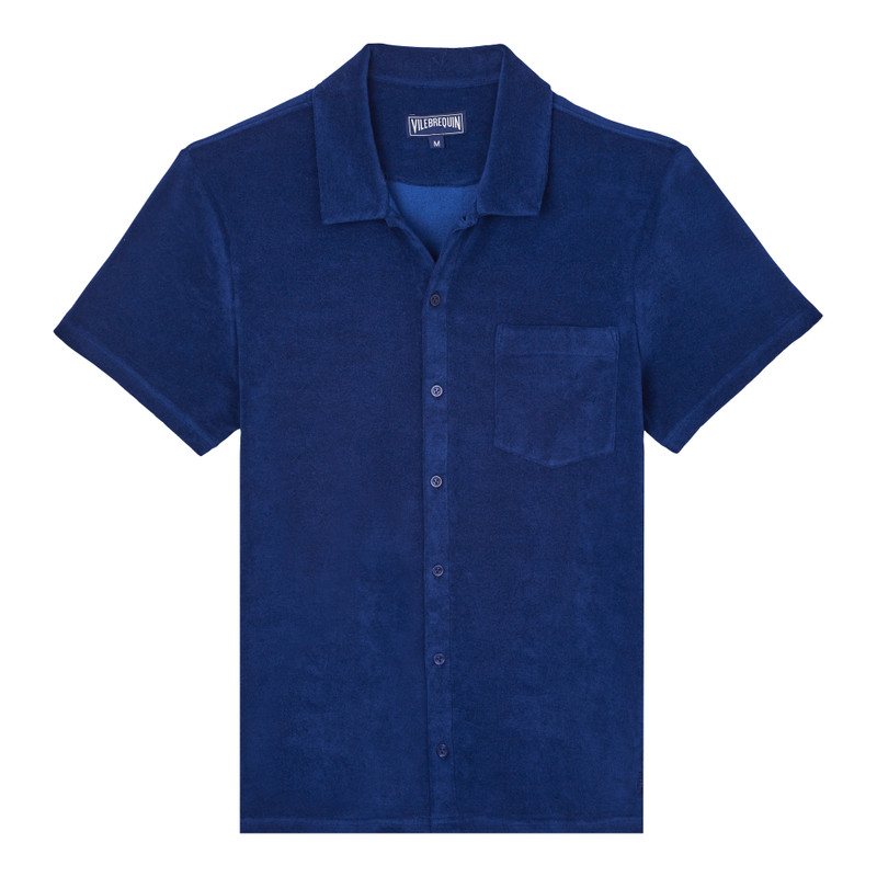 Unisex Terry Bowling Shirt Solid 1