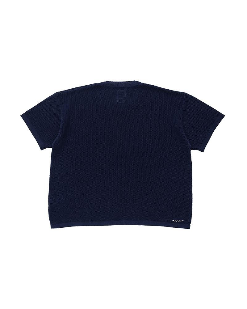 visvim JUMBO KNIT S/S (SI/C) W NAVY outlook