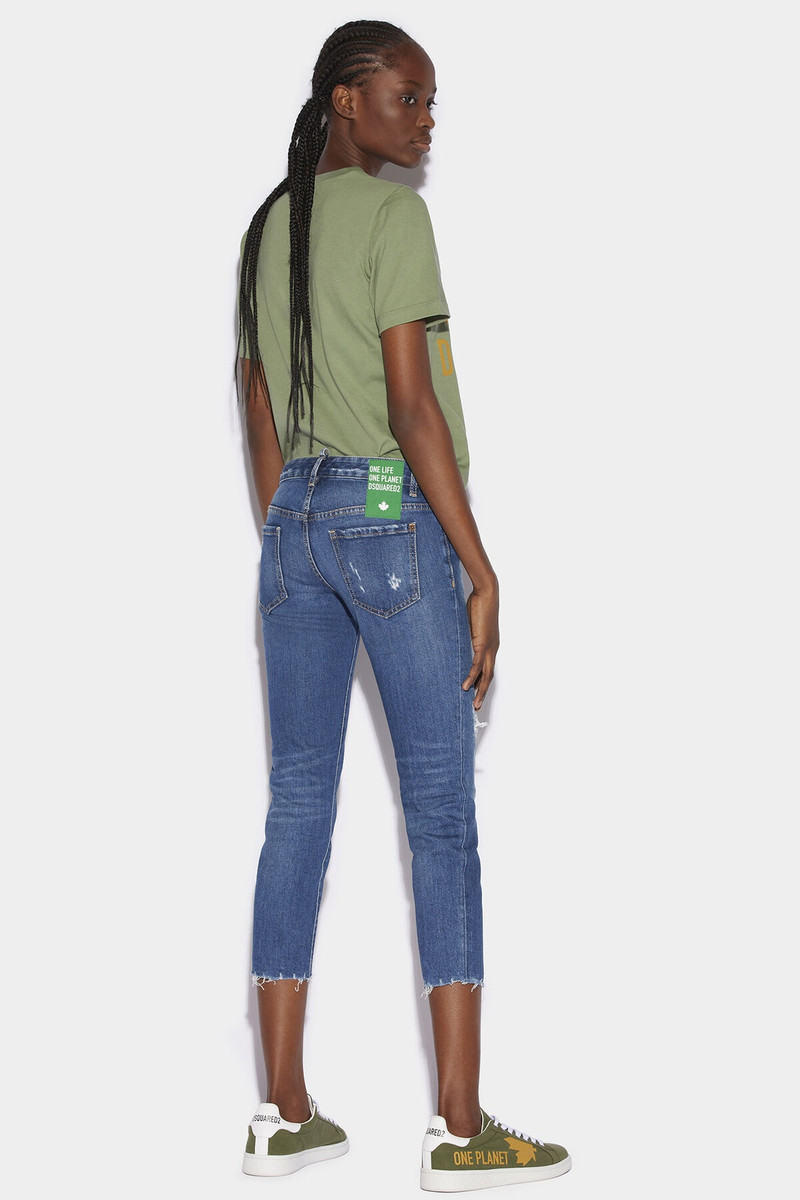 DSQUARED2 GREEN TAB PARTIALLY ORGANIC COTTON JENNIFER JEANS outlook