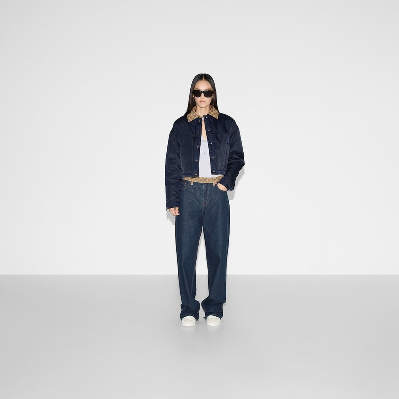 GUCCI Reversible gabardine nylon jacket outlook