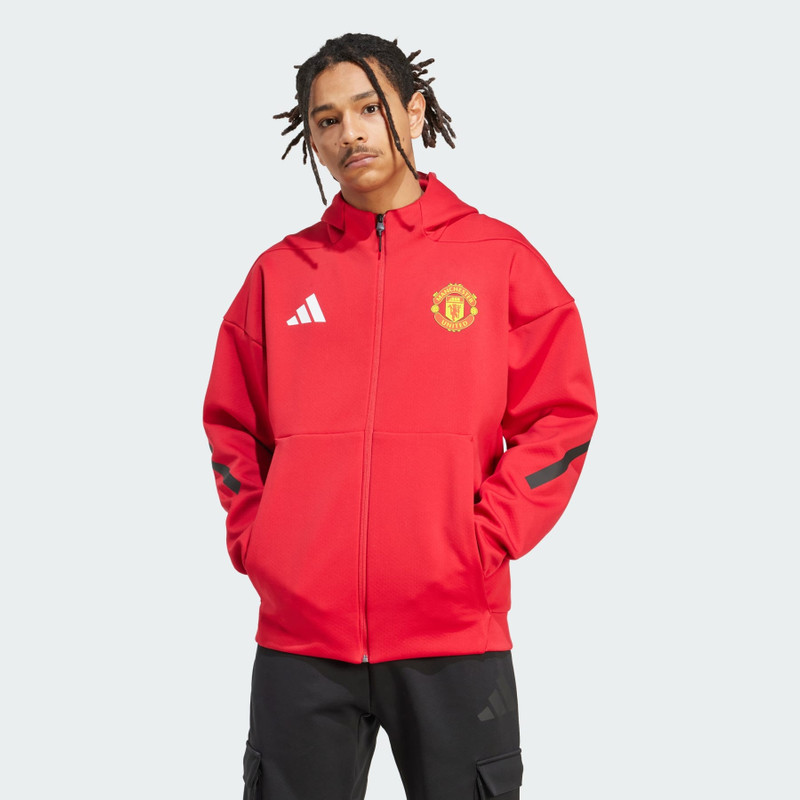 adidas Manchester United ADIDAS Z.N.E. Anthem Jacket outlook