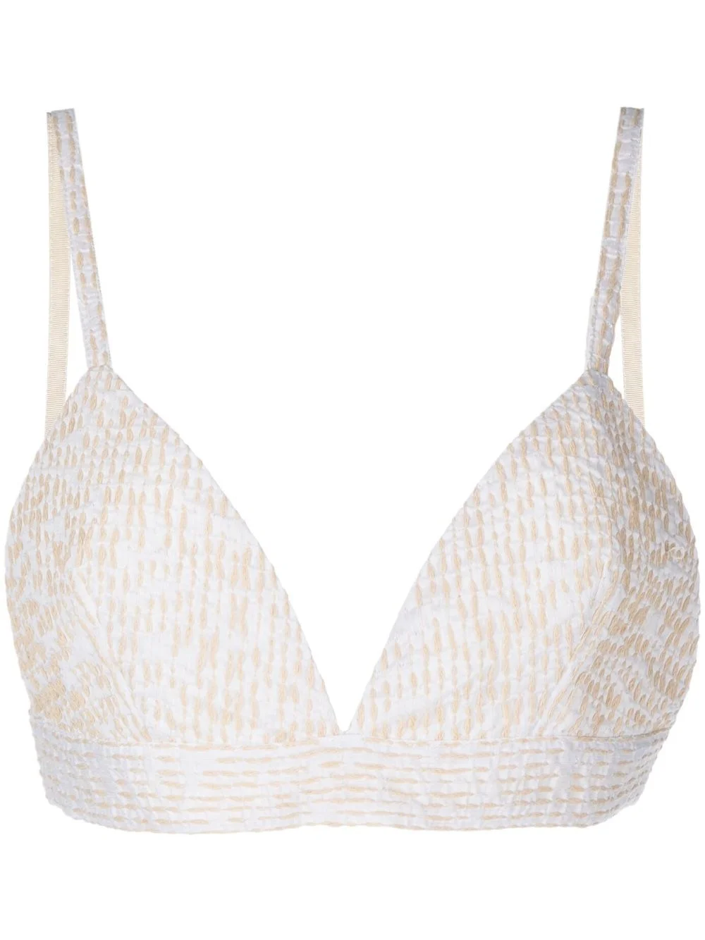 corded organza bra top - 1