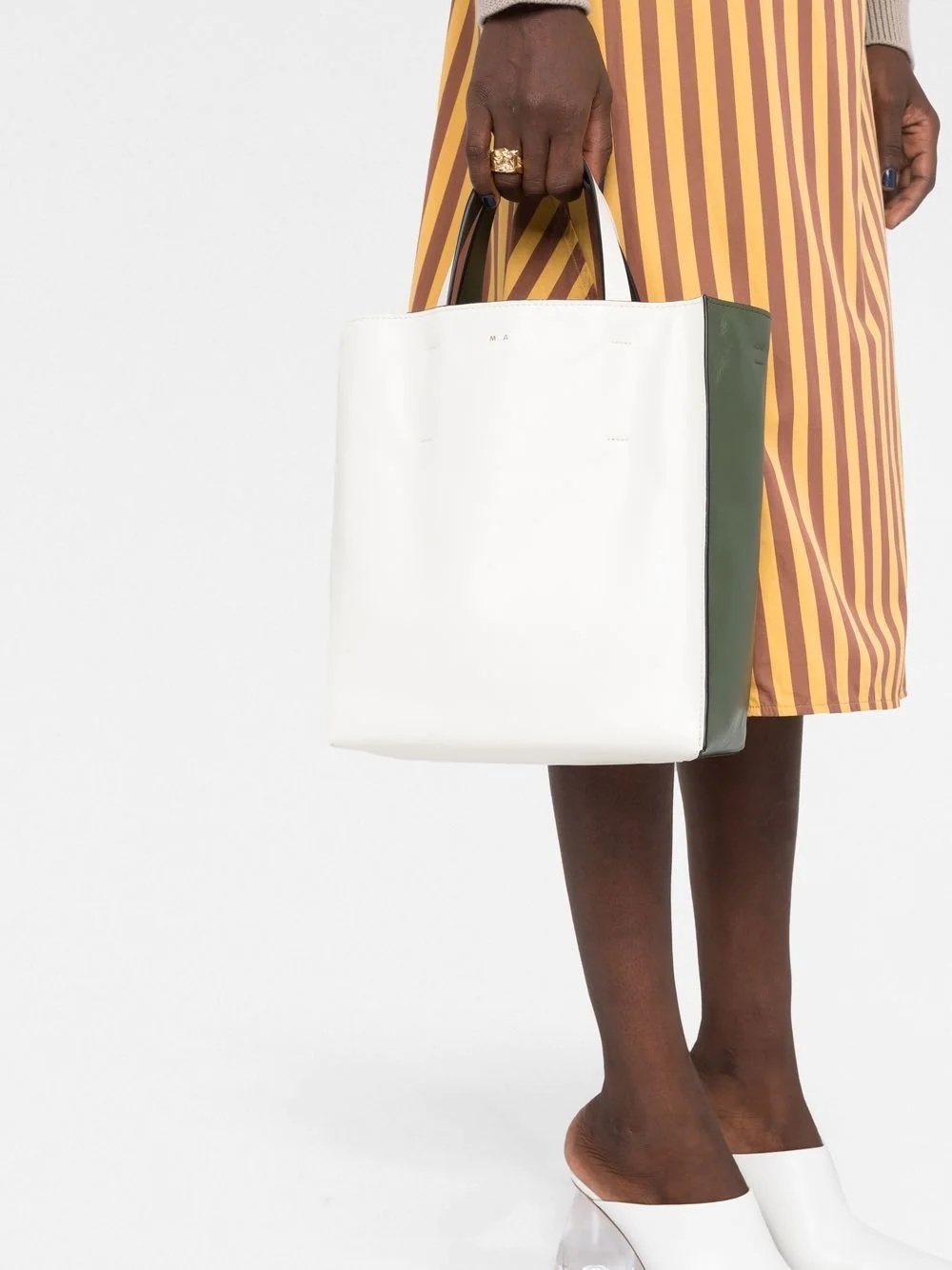 small Museo leather tote bag - 3