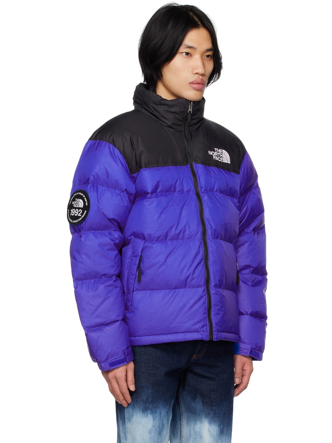 Blue '92 Retro Anniversary Nuptse Down Jacket - 2