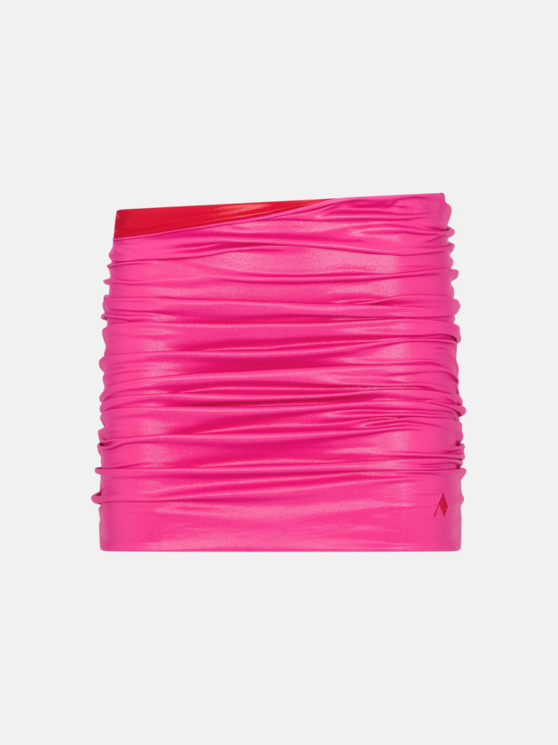 THE ATTICO FUCHSIA MINI SKIRT outlook