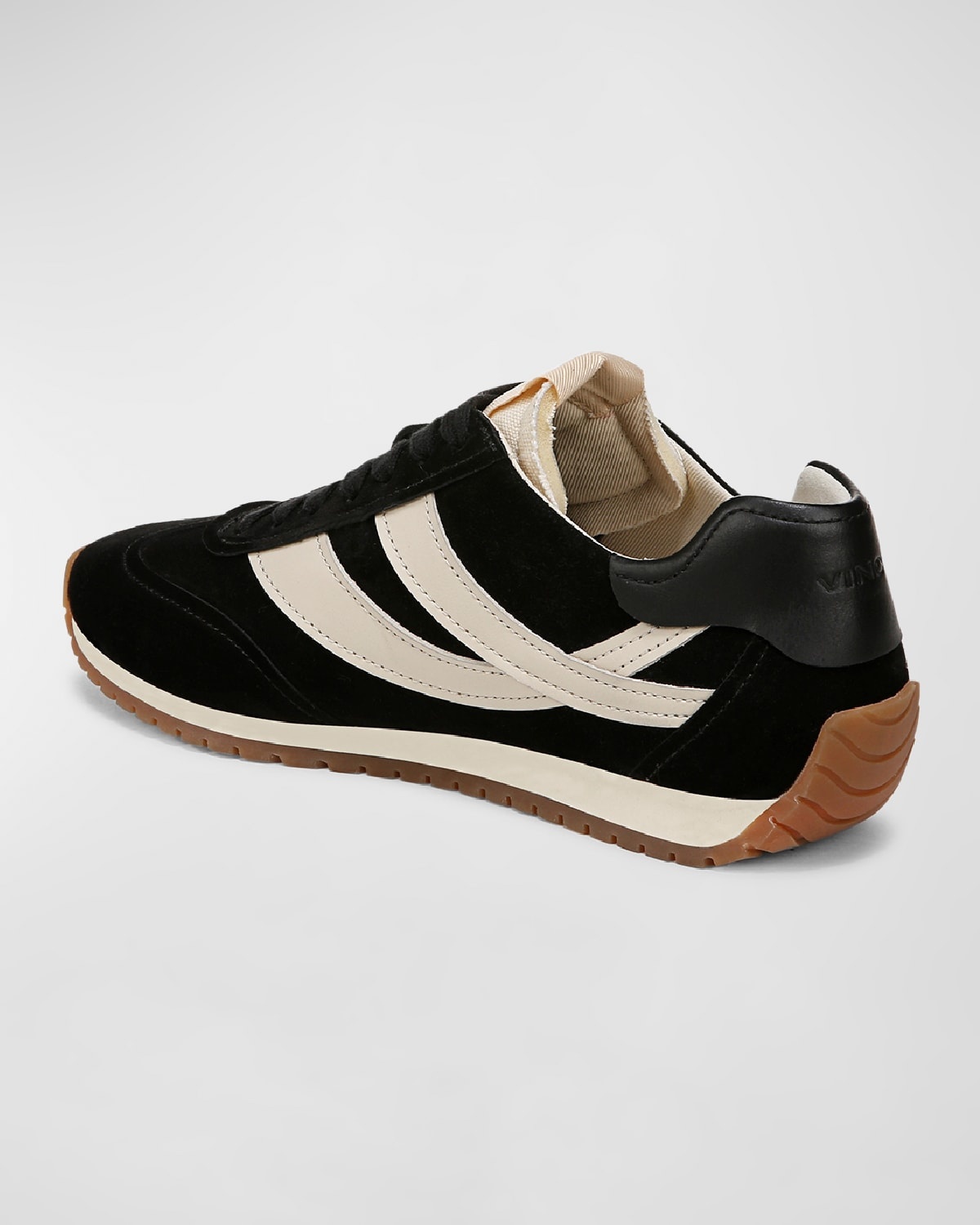 Mix Leather Trainer Sneakers - 3