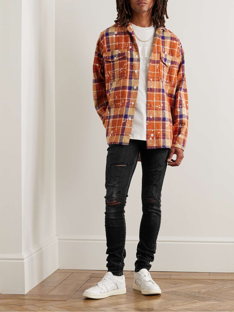 AMIRI Thrasher Plus Skinny-Fit Distressed Jeans outlook