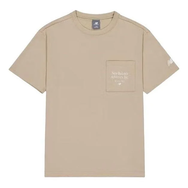 New Balance Essentials Athletic Club T-Shirt 'Khaki' AMT42316-SOT - 1