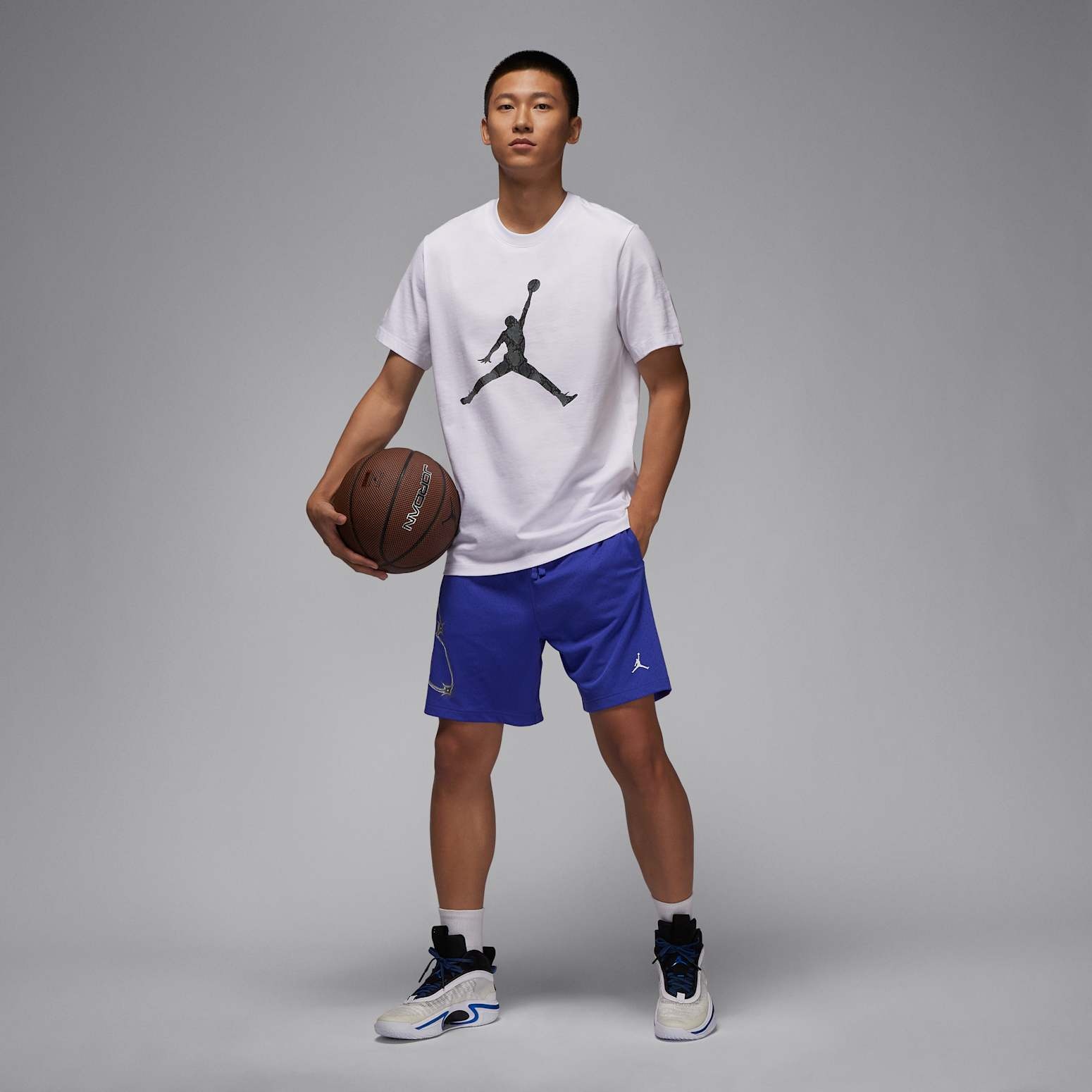 Air Jordan AS M J SPRT DF JM SS CREW T-Shirt Asia Sizing 'White' HJ2863-102 - 3