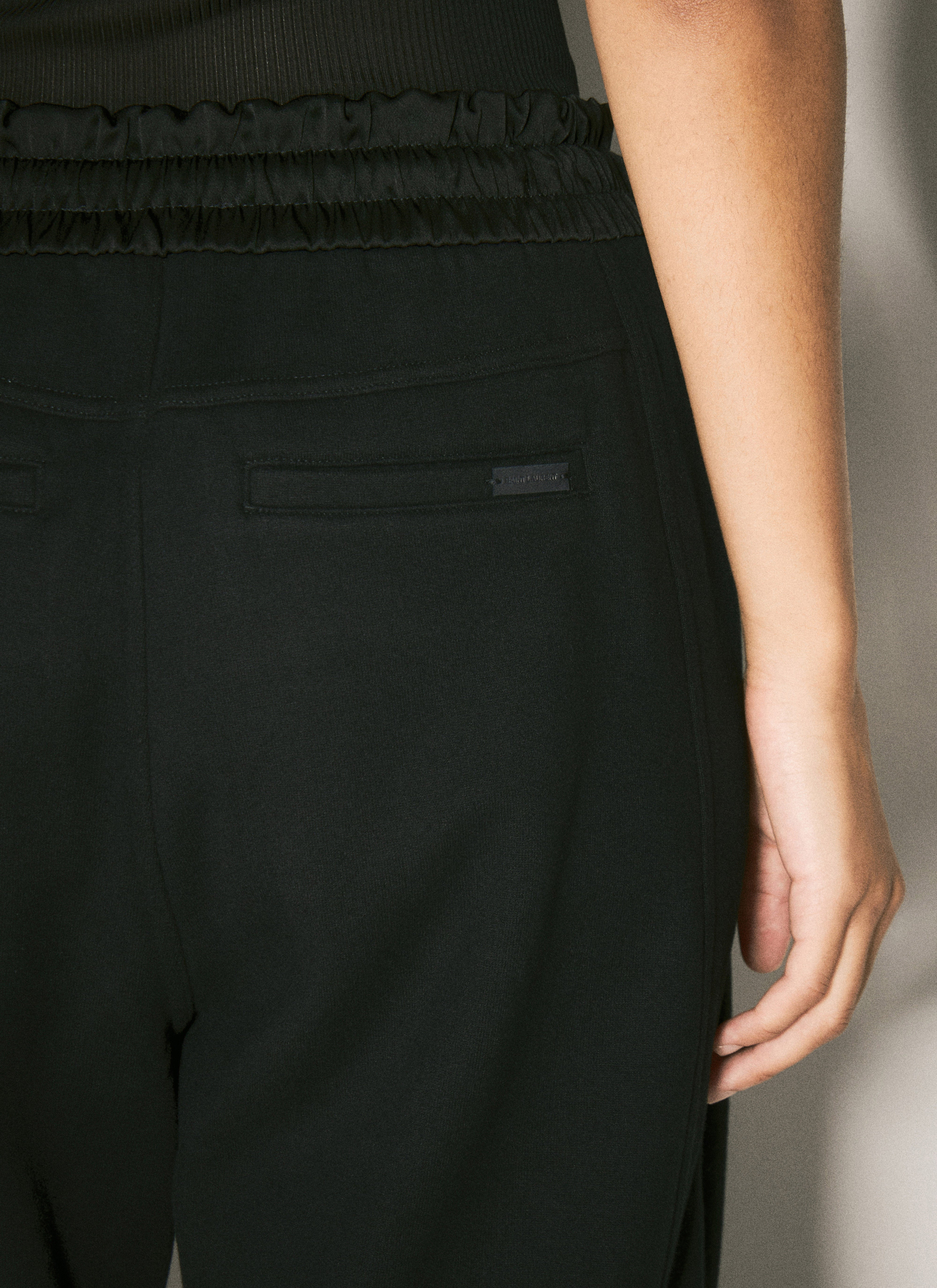Saint Laurent Women Logo Embroidery Track Pants - 5