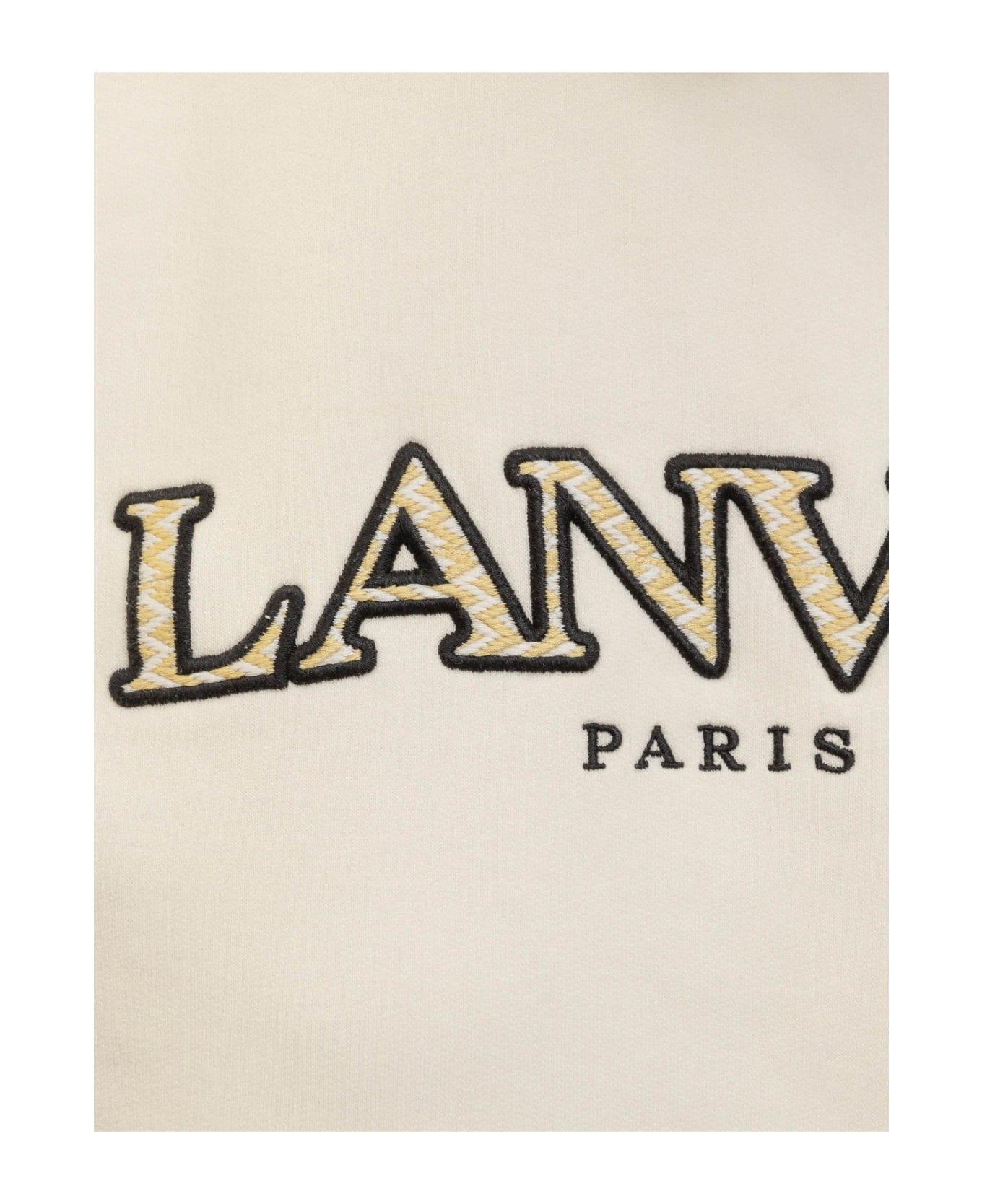 Logo Embroidered Drawstring Hoodie - 4