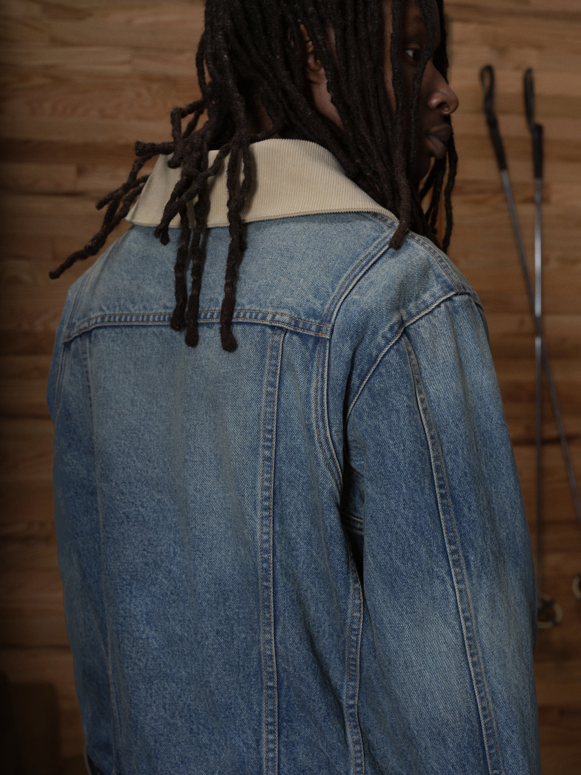 WESTERN ZIP UP DENIM JACKET - 8