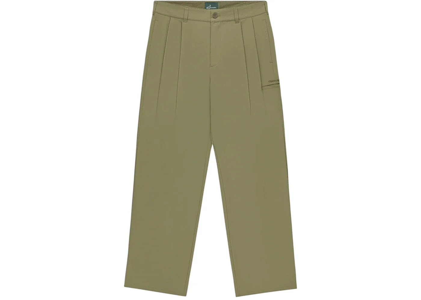 Aime Leon Dore Golf Cordura Double Pleated Pant Olive - 1