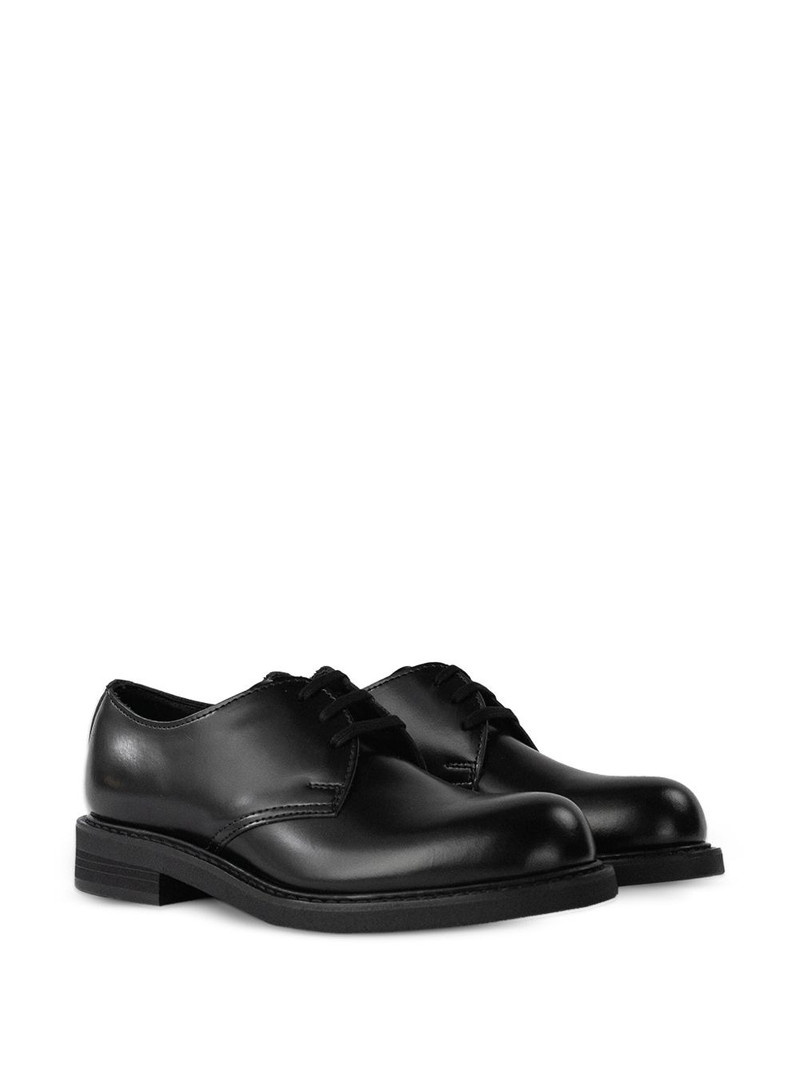 Comme des Garçons Comme des Garçons leather derby shoes outlook