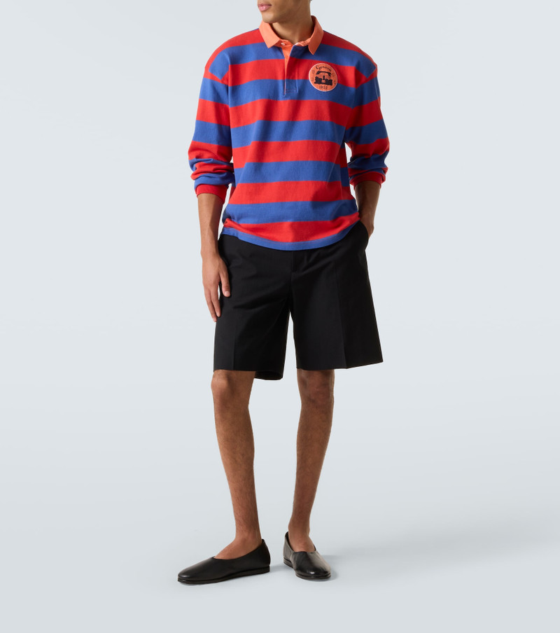 BODE Striped cotton polo shirt outlook